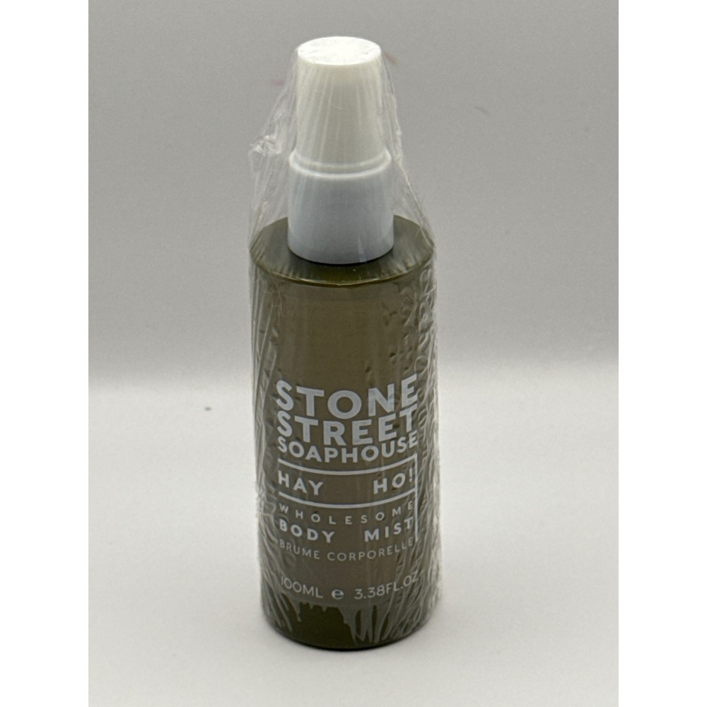 Stone Street Soaphouse Hay Ho Wholesome Body Mist 100ml 3.38oz Alcohol Free New‎